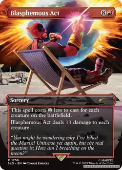 Blasphemous Act (1756) [SLD - 1756] - NM [Normal] TCG MTG - Image 1