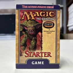 MTG Magic the Gathering 1999 Starter Level Wizard Game Deck Richard Garfield - Image 1