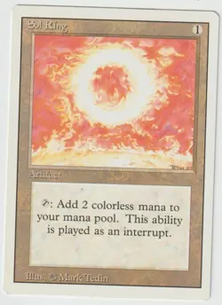 MAGIC THE GATHERING SOL RING REVISED EDITION Regular MINT/NEAR MINT - Image 1