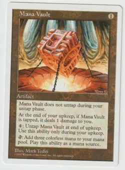 MAGIC THE GATHERING MANA VAULT 5th EDITION MINT/NEAR MINT - Image 1