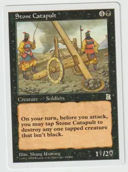 MAGIC THE GATHERING STONE CATAPULT 3 KINGDOMS EDITION MINT/NEAR MINT - Image 1