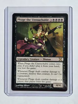 10th Edition MTG Rare Phage the Untouchable Magic The Gathering Black - Image 3