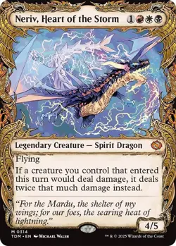 Neriv, Heart of the Storm (Showcase) [TDM - 314] - NM [Normal] TCG MTG - Image 1