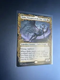 MTG Shiko, Paragon of the Way (Showcase) Tarkir: Dragonstorm Regular #0317 - Image 5