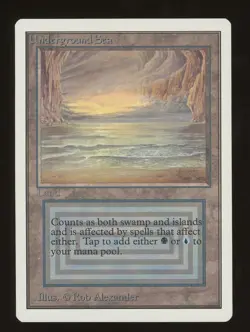1993 MTG Magic The Gathering Unlimited Edition Underground Sea - Image 1
