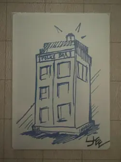 MTG Command Tower Artist Proof AP Signed & Sketched by Ryan Yee - Image 2