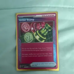 Pokemon Unfair Stamp 165/167 Ace SPEC Rare Twilight Masquerade (read desc) - Image 1