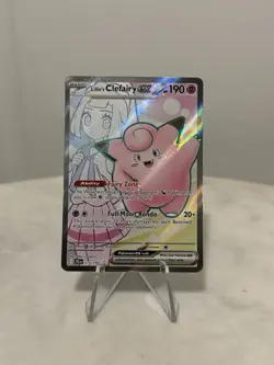 Pokemon Lillies Clefairy EX Journey Together Full Art Ultra Rare Card 173/159 - Image 1