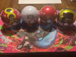 Pokemon TCG Poke Ball Tin Lot Of 4 New Sealed - 3 TCG Booster Packs Per Tin G25 - Image 1