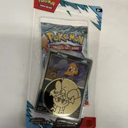 Pokemon TCG Journey Together Booster Pack Scraggy Promo Card & Coin - Sealed - Image 4