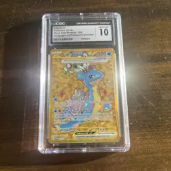Pokemon TCG Stellar Crown Lapras EX Black Star Promo Card 164 CGC 10 - Image 1