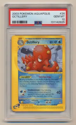 PSA 10 Pokemon Aquapolis Rare Octillery 26/147 GEM MINT Condition!! - Image 1