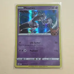 Pokemon TCG Mewtwo Promo Trick or Trade Halloween 056/172 HOLO - Image 1