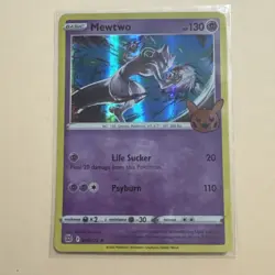 Pokemon TCG Mewtwo Promo Trick or Trade Halloween 056/172 HOLO - Image 2