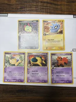 Pokemon 2006 Dragon Frontiers Delta Species Lot EX Era Natu Cyndaquil - Image 1