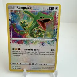 Rayquaza 138/185 (NM) - SWSH04: Vivid Voltage - Amazing Rare - Pokemon TCG - Image 1