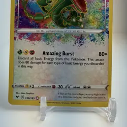 Rayquaza 138/185 (NM) - SWSH04: Vivid Voltage - Amazing Rare - Pokemon TCG - Image 3