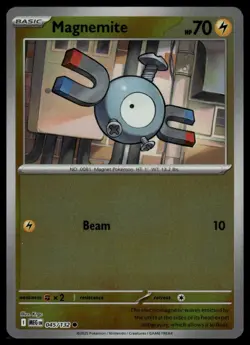 Magnemite #045/132 ME01: Mega Evolution Reverse Holo Pokemon - Image 1