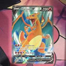 Pokemon Charizard V 153/172 Brilliant Stars Ultra Rare Full Art Holo 220 HP - Image 1