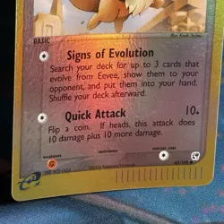 Pokemon Eevee 63/100 Sandstorm Reverse Holo English - LP - Image 3