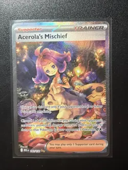 Pokemon Mega Evolution Acerola's Mischief 183/132 NM M - Image 1