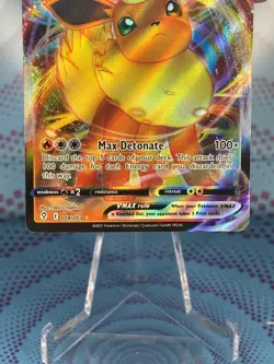 Flareon VMAX 018/203 Evolving Skies Ultra Rare Full Art Holo Pokemon TCG 2021 NM - Image 3
