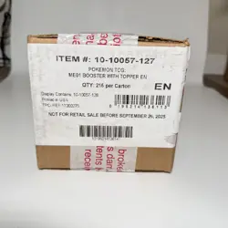 Pokemon TCG ME01 Mega Evolution Enhanced Booster Box Case SEALED - Image 1