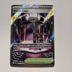 Battle Cage Full Art Trainer Ultra Rare Stadium 116/094 Pokemon Phantasmal Flame - Image 1