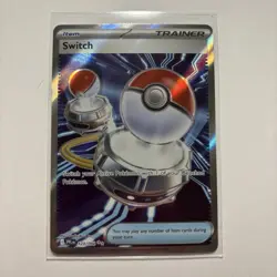 Pokemon TCG Switch 123/094 Ultra Rare Trainer Item Phantasmal Flames - Image 1