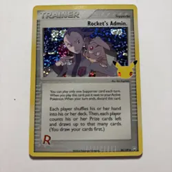 Pokemon Celebrations 2021 Rockets Admin Trainer 86/109 25th Anniversary Edition - Image 1
