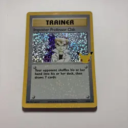 IMPOSTER PROFESSOR OAK 73/102 25TH CELEBRATIONS POKEMON (HOLO RARE, NM) - Image 1