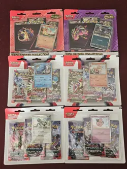 Pokemon TCG Tech Sticker/Blister Pack Lot of 6- (NEW & SEALED) - Image 1