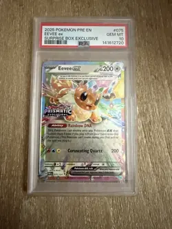 Pokemon TCG Eevee EX 075/131 Sealed Stamped Promo Psa 10 - Image 1