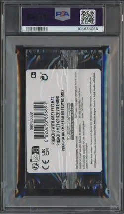 Pokemon Pikachu with Grey Felt hat Van Gogh 085 Graded Sealed Promo PSA 10 - Image 3