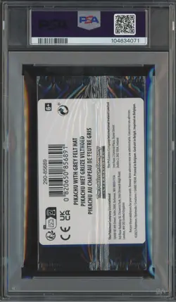 Pokemon Pikachu with Grey Felt hat Van Gogh 085 Graded Sealed Promo PSA 10 - Image 3