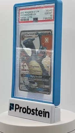 2019 Pokemon TCG S & M Hidden Fates #SV49 Full Art Charizard Gx PSA 10 GEM MINT - Image 2