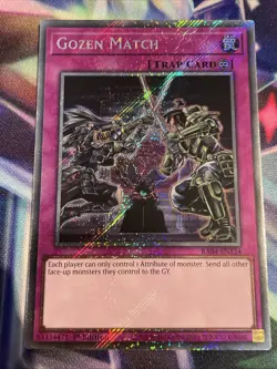 Yu-Gi-Oh! TCG Gozen Match RA04-EN134 Platinum Secret Rare NM/M - Image 1