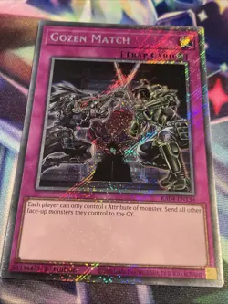 Yu-Gi-Oh! TCG Gozen Match RA04-EN134 Platinum Secret Rare NM/M - Image 2
