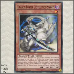 Dragon Buster Destruction Sword - BOSH-EN020 - Common 1st Edition Yugioh - Image 1
