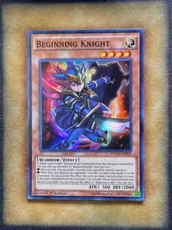 Yugioh Beginning Knight DOCS-EN022 Super Rare 1st Ed NM - Image 1