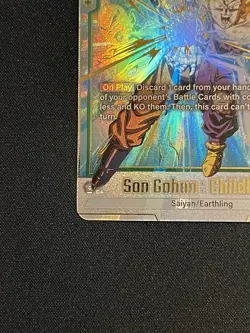 Dragon Ball Fusion World Son Gohan Childhood SCR Alt Art Secret Rare FB01-140 - Image 5