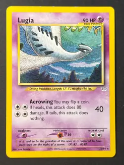 Lugia 20/64 Rare Neo Revelation - Common - WOTC - Pokemon Card LP - Image 1
