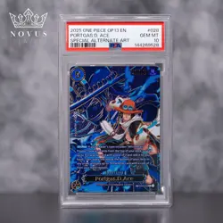 2025 One Piece - Portgas D. Ace EB02-028 SP Carrying On His Will PSA 10 - Image 1