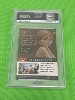 2020 ONE PIECE WAFERS JPN THE WORST GENERATION ON THE MOVE #24 NAMI PSA 10 - Image 2