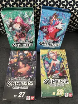 One Piece Starter Decks Bundle: Lot Of 4 Factory Sealed Includes Booster Packs - Image 1