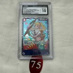 CGC 10 GEM MINT Hibari OP11-010 SR Flagship Battle Prize - ONE PIECE 75 - Image 1