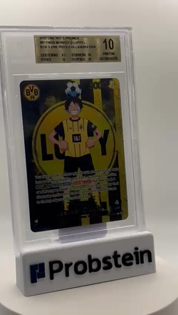 2025 ONE PIECE PROMOS BVB X ONE PIECE MATCH DAY 2025 #003 MONKEY D. LUFFY BGS 10 - Image 2
