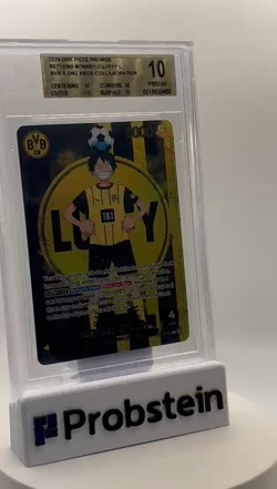 2025 ONE PIECE PROMOS BVB X ONE PIECE MATCH DAY 2025 #003 MONKEY D. LUFFY BGS 10 - Image 2