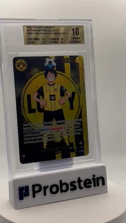 2025 ONE PIECE PROMOS BVB X ONE PIECE MATCH DAY 2025 #003 MONKEY D. LUFFY BGS 10 - Image 2