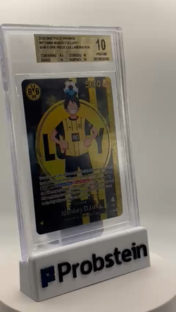 2025 ONE PIECE PROMOS BVB X ONE PIECE MATCH DAY 2025 #003 MONKEY D. LUFFY BGS 10 - Image 2
